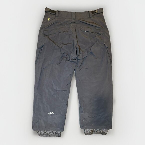 Obermeyer Revert Snow Ski Pants Heavy Black Zip Pockets Insulated Men's Size XL - Picture 2 of 16